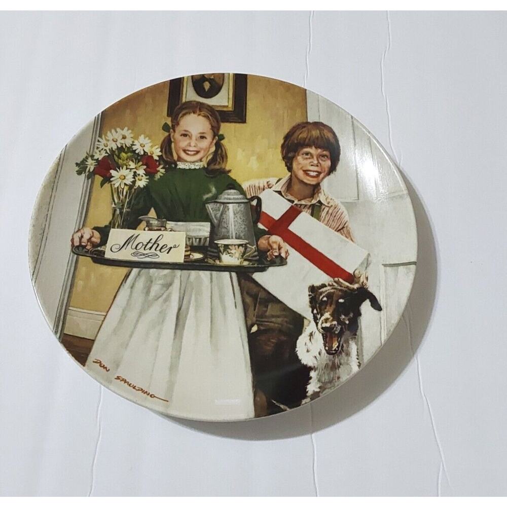 Mothers Day Americana Holidays Plate Collection Edwin M Knowles Fine China